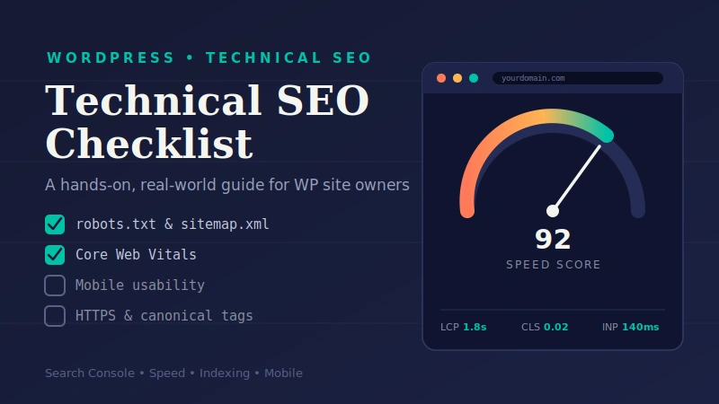 Technical SEO Checklist