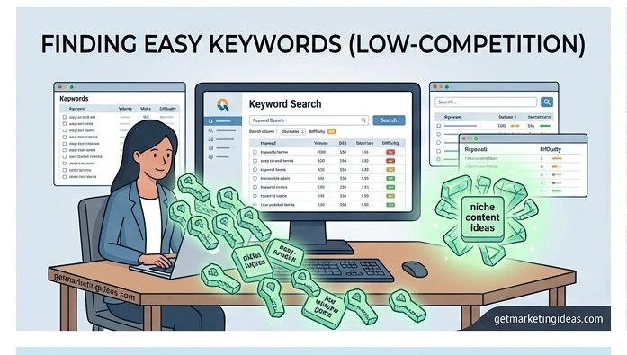 Find Low-Competition Keywords